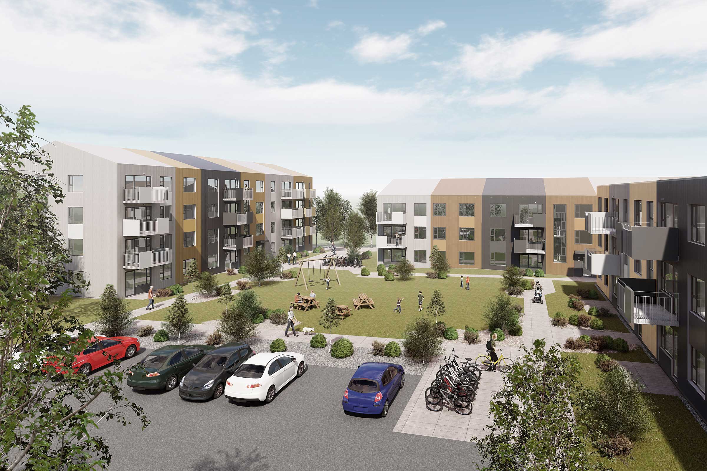 Bjarg Og B seti Byggja Bryggjuhverfinu Reykjav kurborg