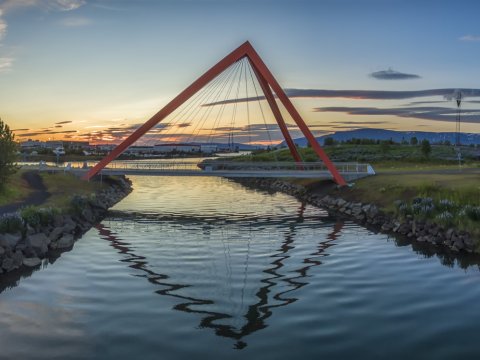 Hjólabrú yfir Elliðaá