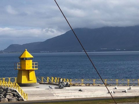 The lighthouse at Sæbraut