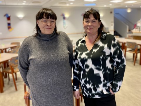 Unnur er mjög ánægð með þann stuðning sem hún fær frá Önnu, stuðningsforeldri sonar hennar. 