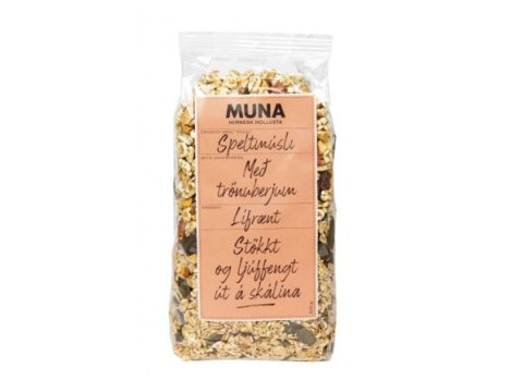 MUNA Spelt Muesli with Cranberries.