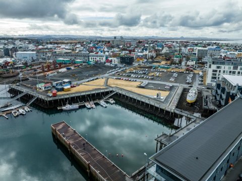 Vesturbugt at the old harbor in Reykjavík