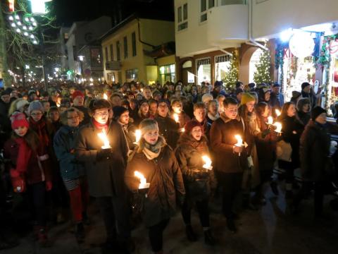 Friðargangan á Þorláksmessu