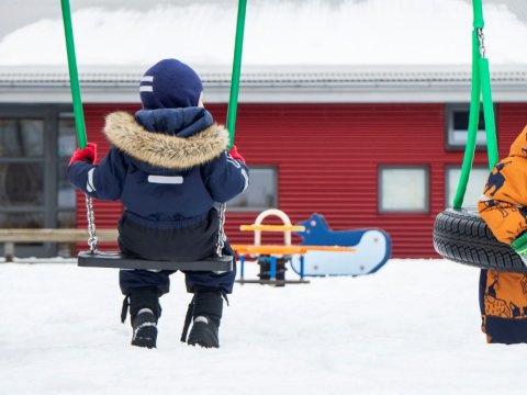 Börn að vetri
