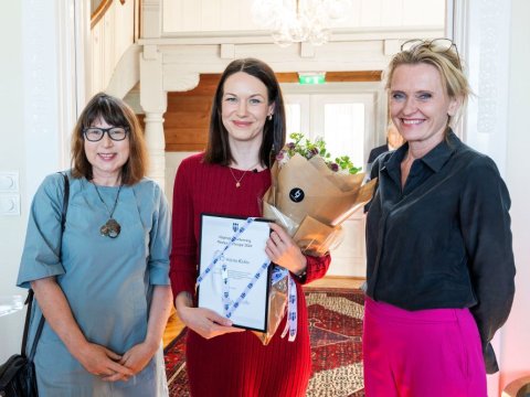Sabine Leskopf, Katarzyna Beata Kubis and Heiða Björg Hilmisdóttir