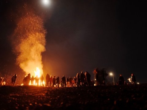 Brenna til að kveðja jólin