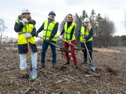 Groundbreaking for new preschool in Fossvogur