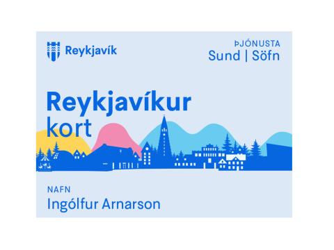 Reykjavík City Card design
