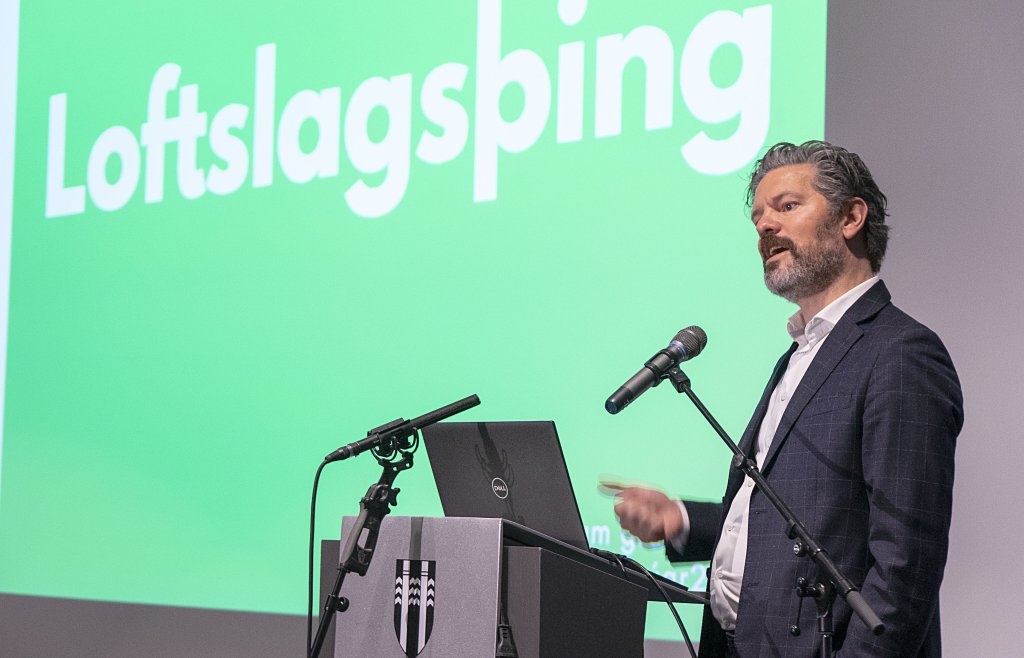 Dagur B. Eggertsson borgarstjóri sagði gott að sjá áhuga unga fólksins á umhverfinu og framtíðinni.