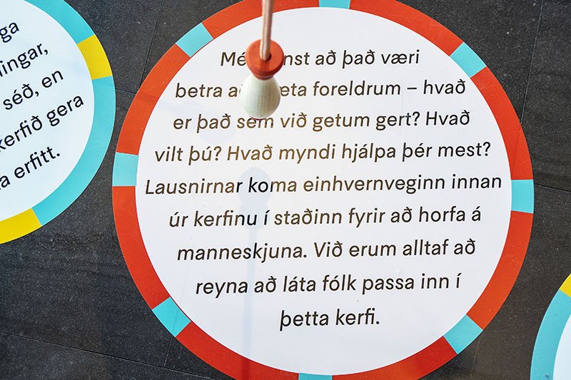 Frá sýningunni Betri borg fyrir börn í Hörpu á HönnunarMars.