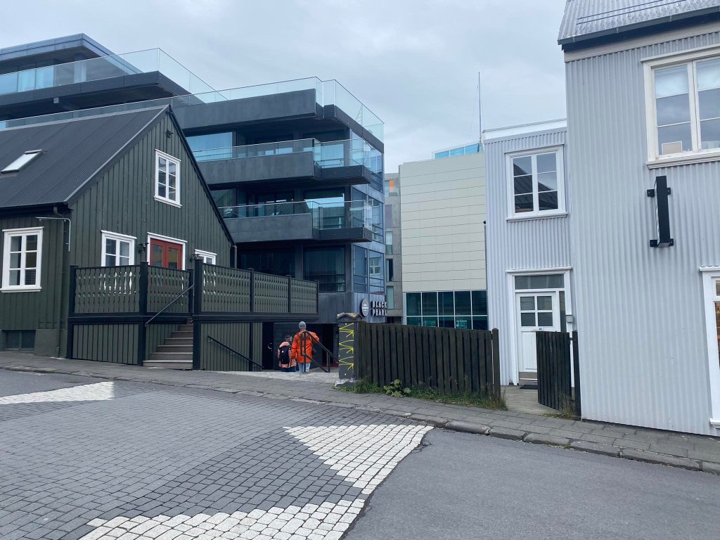 Götumynd við Vesturgötu.