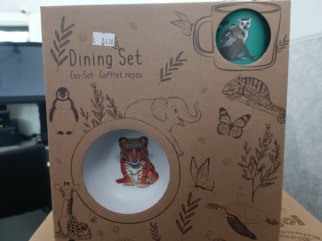 Borðbúnaðarsett fyrir börn - innköllun