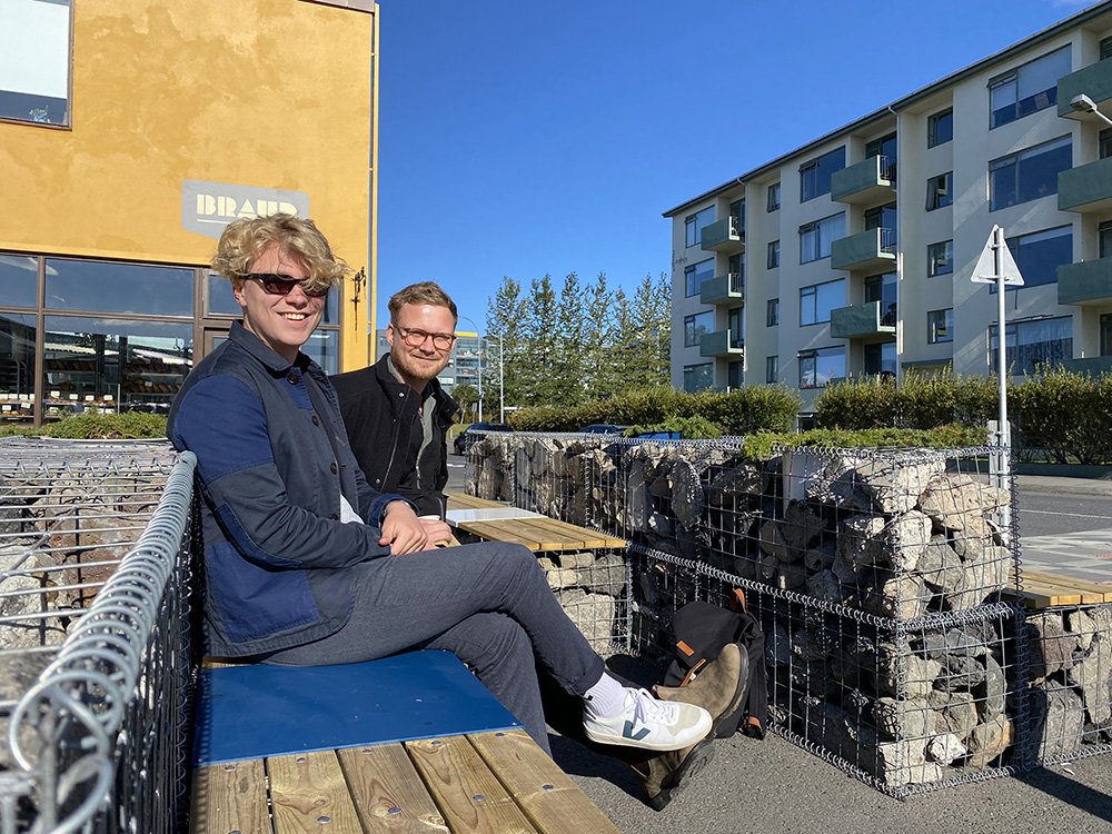 Nýr áningastaður við Hrísateig og Laugalæk.