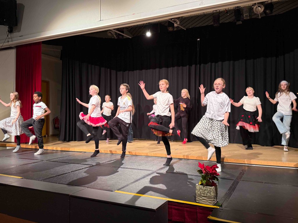 Mynd frá 70 ára afmæli Hlíðaskóla