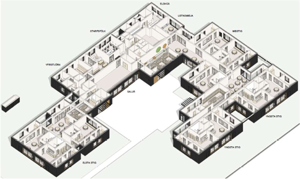 New preschool at Fossvogsblettur