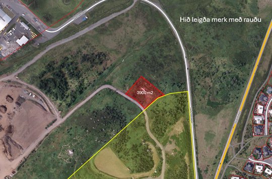 Mynd af lóð sem er til leigu í borgarlandi