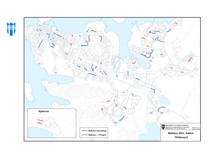 kort af reykjavík