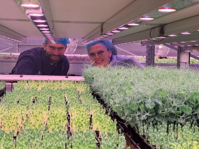 The company Vaxa invited the mayor to visit and tour their operations.