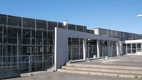 Framkvæmdir við húsnæði Grandaskóla