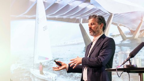 Dagur B. Eggertsson borgarstjóri í ræðustól. 