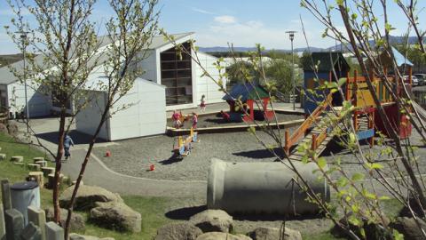 Leikskólinn Rauðaborg.