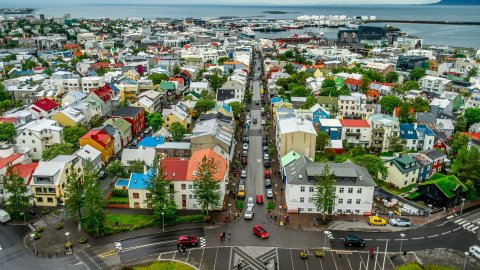 Reykjavík séð úr lofti