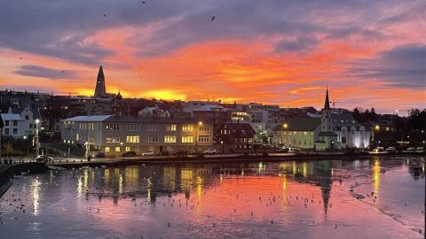 By Reykjavík Pond