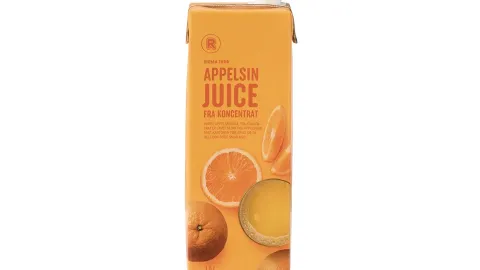 Ferna með appelsínusafa