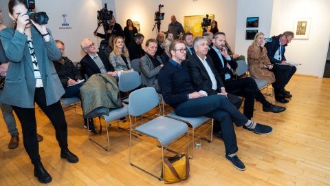 Frá blaðamannafundi um niðurstöður starfshóps um almenningssamgöngur milli höfuðborgarsvæðisins og Keflavíkurflugvallar 