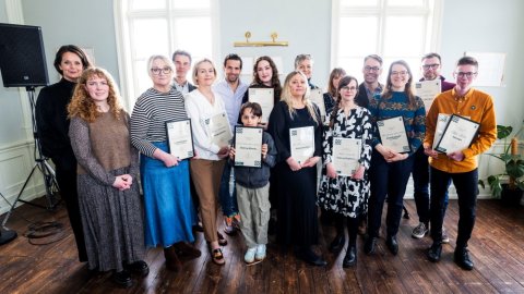 Tilnefningar til Barnabókaverðlauna Reykjavíkurborgar sem fram fór í Iðnó í dag