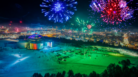 New Year's at Perlan in Öskjuhlíð